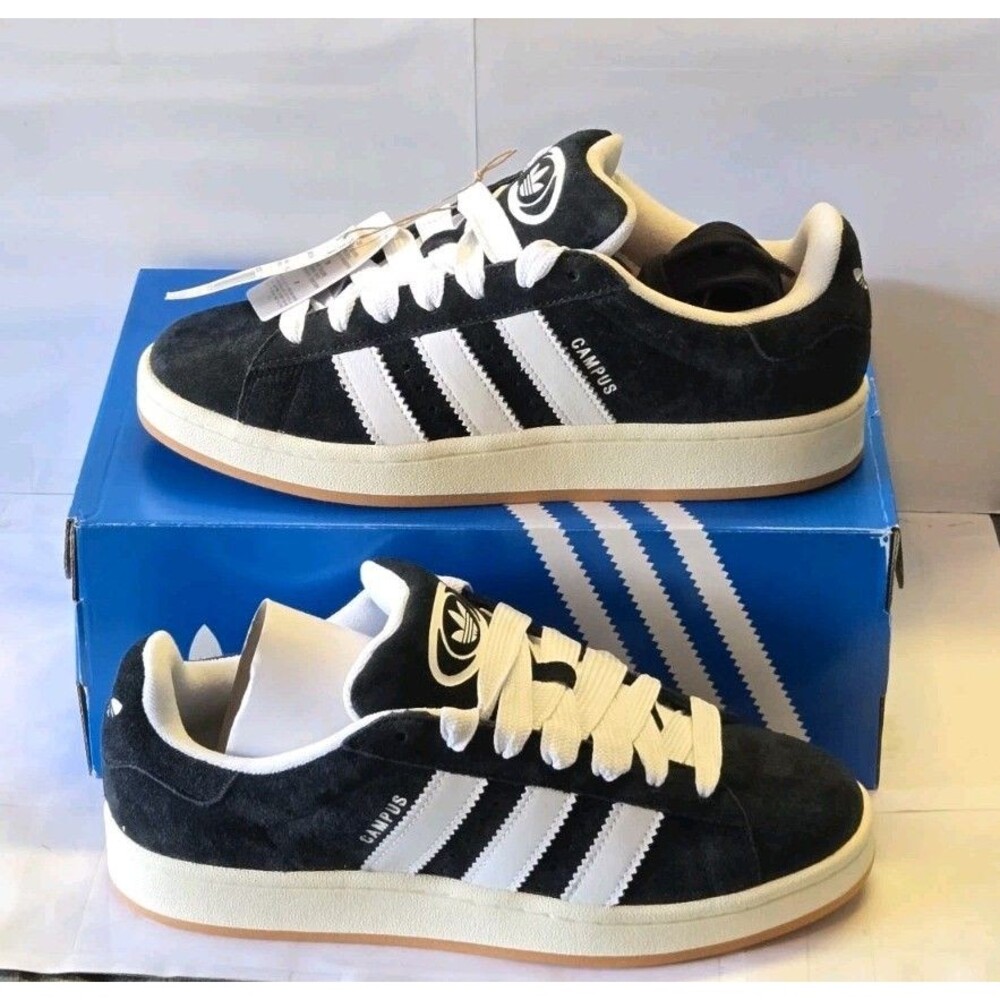 Adidas Mens Campus 00s Black White Size 9.5 HQ8708 New